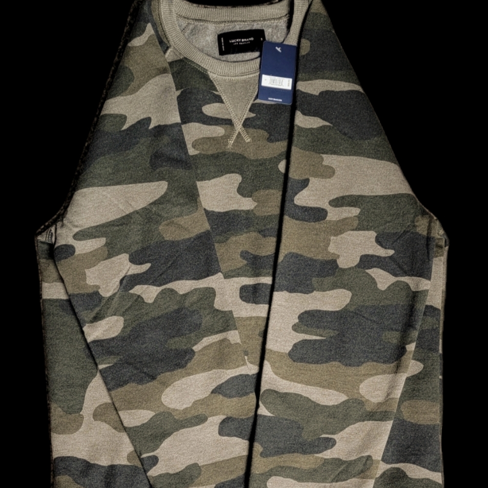 Lucky brand camo sweater